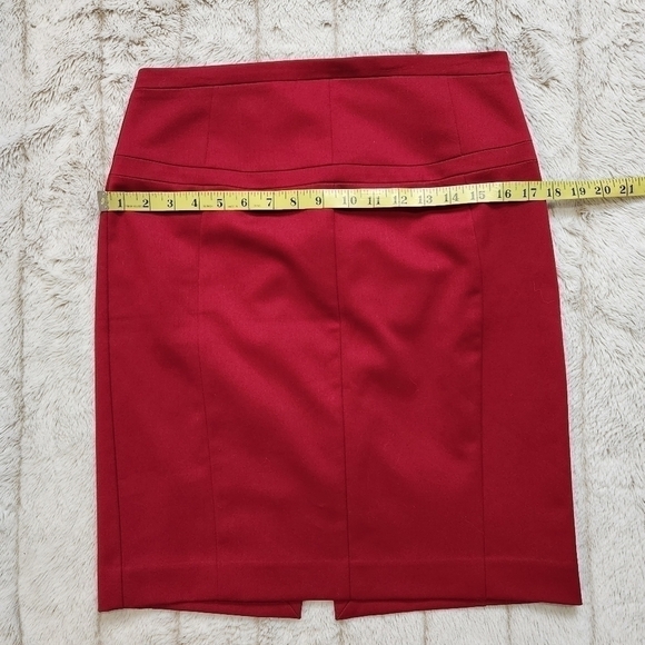 Pencil skirt red color Size 6 EXPRESS DESIGN STUDIO - Picture 12 of 16